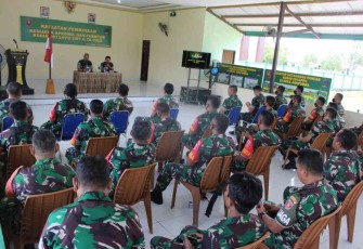 Pelaksanaan Binsiap Apkowil dan Puanter di Kodim 0913/PPU
