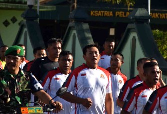 Pengarahan Dandim 1707/Merauke kepada anggotanya
