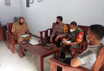 Pembahasan HUT Kemerdekaan bersama aparat desa binaan