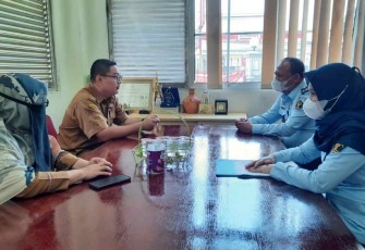 Kanwil Kumham Banten saat bersosialisasi di bagian hukum Setda Kabupaten Lebak