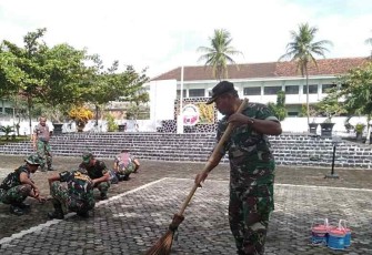 Taman makam pahlawan menjadi sasaran karya bakti TNI
