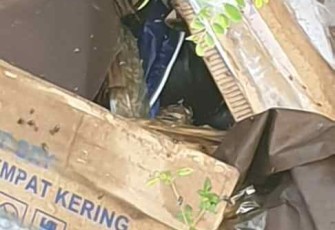 Sosok mayat ditemukan dalam kardus di desa Pasir, Mijen 