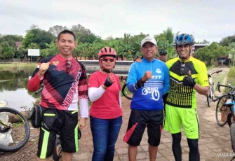 Gowes bareng bersama PT IKI Makassar