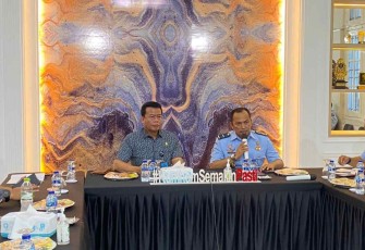 Kadiv PAS Masjuno saat pimpin rapat remisi