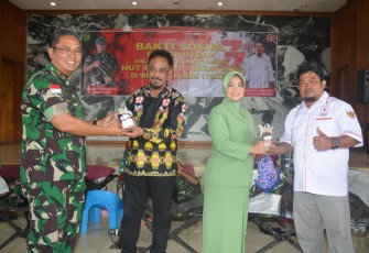 Donor Darah personel Korem 174/Merauke