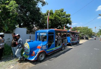 Kasatlantas Polres Pati turun langsung tindak tegas kereta kelinci