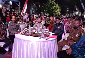 Kebersamaan perayaan pesta rakyat di Rappojawa