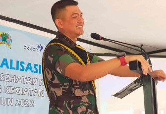 Dandim 0801/Pacitan saat memberikan pengarahan