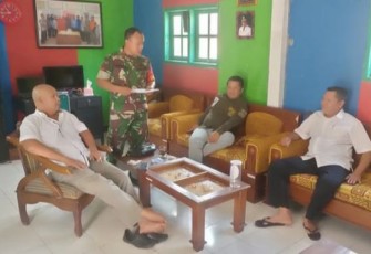 Kopda Deris saat silaturahmi bersama warga binaan 