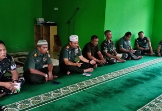 Doa bersama prajurit Kodim 0913/PPU