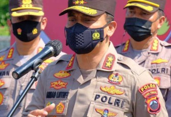 Kapolda Jateng Irjen Pol Ahmad Luthfi saat memberikan keterangan pers 