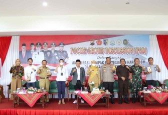 Polres Demak bersama Forkopimda saat menggelar FDG