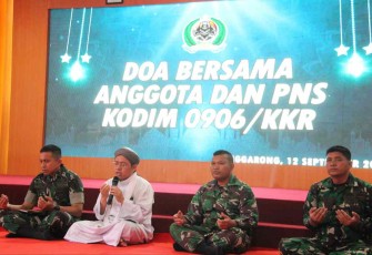 Do'a bersama Kodim 0906/Kkr