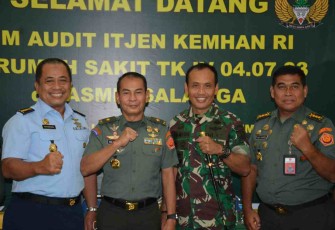 Tim audit Kemhan didampingi Danrem 073/Mkt