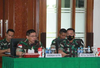 Asrendam XII/Tpr Gelar Reviu Pelaksanaan Reformasi Birokrasi 