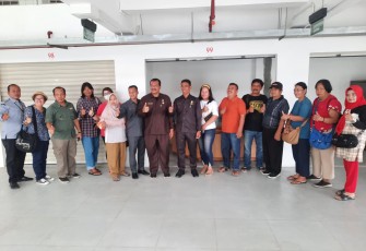 Pedagang pasar Aksara Deliserdang