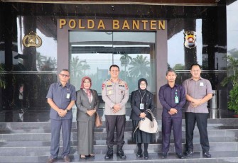 Kapolda Banten bersama Ketua Pengadilan Tinggi Banten