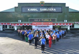 Olahraga bersama TNI-POLRI dan Forkopimda 