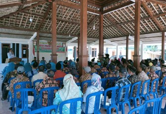 Pelantikan perangkat desa binaan