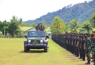 Pelantikan Prajurit  Baru TNI AD di Kodam XII/TPR