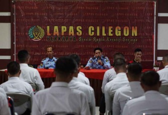 Sosialisasi UU Nomor 22 Tahun 2022 di Lapas Cilegon, Selasa (27/9)