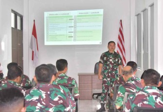 Pembekalan persiapan Latposko Armada Jaya XL TA 2022