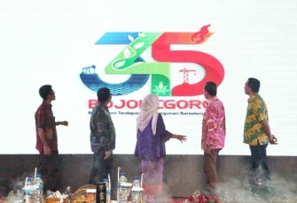 Launching Hari Jadi Bojonegoro Ke 345 di pendopo Kabupaten Bojonegoro. Sabtu (1/10)