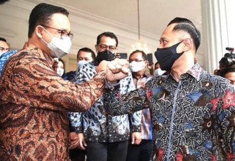 Anis Baswedan saat bertemu AHY