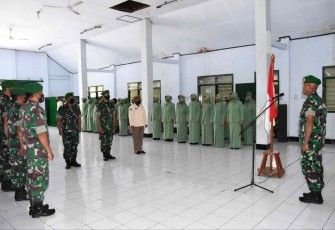 Kenaikan pangkat prajurit Kodim 0802/Ponorogo 