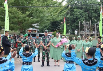 Kunjungan Pangdam XII/Tpr di Kodim 1204/Sgu