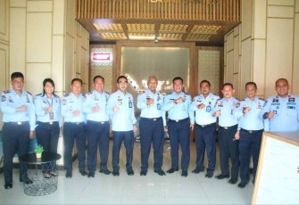 Foto bersama peserta studi tiru Kemenkumham Bali