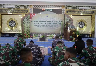 Maulid Nabi Muhammad SAW 1444 H di Koarmada III 