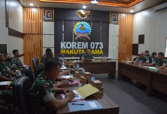 Sidang Pangkar di jajaran Korem 073/Mkt