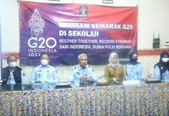 Kemenkumham Banten Mengajar di SDN Serang 2
