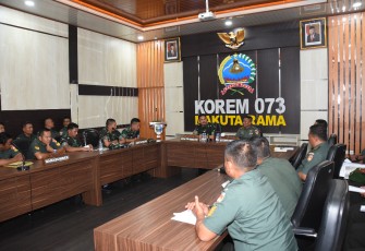 Kajian managemen latihan yang diadakan Korem 073/Mkt