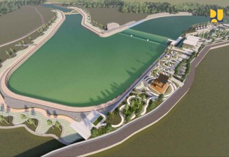 Ilustrasi Intake Sungai Sepaku
