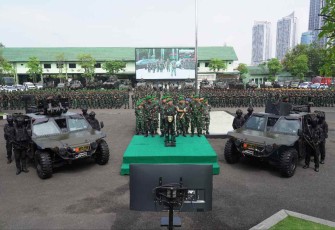 Apel Gelar Kesiapsiagaan TNI AD di Wilayah Kodam V/Brawijaya