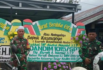 Takziah satgas TMMD Kodim 1015/Sampit
