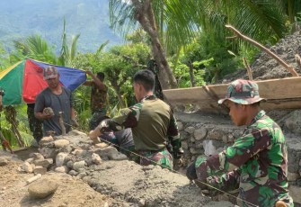 Pembuatan plat Duiker pengecoran jalan