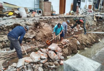 Pembangunan drainase di wilayah binaan 