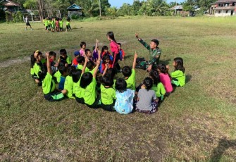 Outdoor learning education di perbatasan 