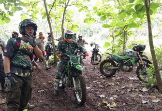 Sambangi lokasi bencana gunakan trail