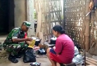 Program Babinsa Masuk Dapur Kodim 0802/Ponorogo 
