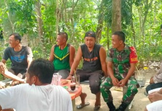 Komsos bersama warga binaan