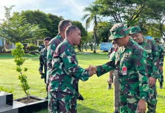 Pelepasan Kadispers Lanud Maimun Saleh