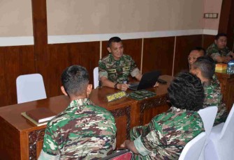 Tim Itjenad ketika melaksanakan audit di Korem 073/Mkt