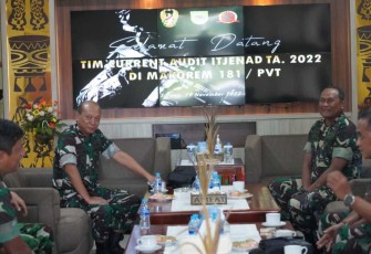 Wasrik Current Audit Itjenad di Korem 181/PVT