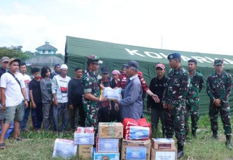 Bansos Kemanusian Koharmatau di Cianjur 