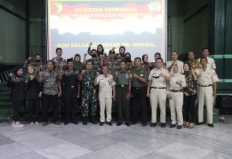 Komsos keluarga besar TNI di Kodim 0803/Madiun