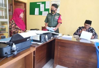 Komsos bersama aparat desa binaan 